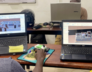 Modélisation 3D Bâtiment avec ArchiCAD Bamako