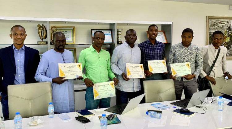 La remise des Attestations à nos vaillants apprenants (agents) de l’entreprise SOMAPEP, CIRA MALI et SONES